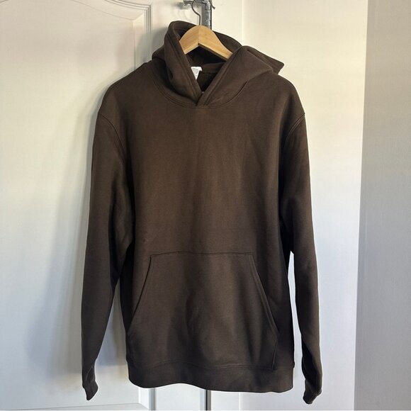 NEW ALO Yoga Renown Heavy Weight Hoodie in Espresso Brown | size M - Picture 4 of 7